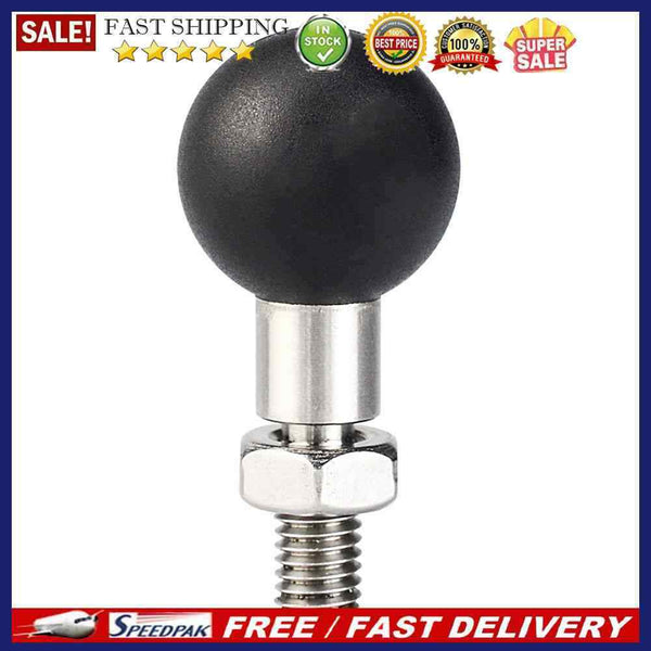 Stainless Steel Motorcycle Rearview Mirror Phone Holder Ball Clamp Base Parts
