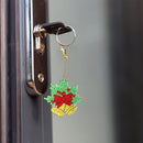 DIY Diamond Painting Keychain 5pcs Christmas (Double Sided Diamond)