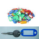 100pcs Plastic Keychain ID Label Keychain with Keychain