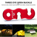 #A ShineTrip 10pcs Outdoor Camping Tent Rope Buckles S-Shaped Tensioner Fastener