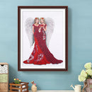 Partial Special Shape Drill Diamond Paint Dress Lady Mosaic Rhinestone Pictur