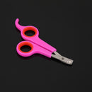 Stainless Steel Pet Nail Toe Scissors Dog Cat Claw Grooming Clipper (Rose)