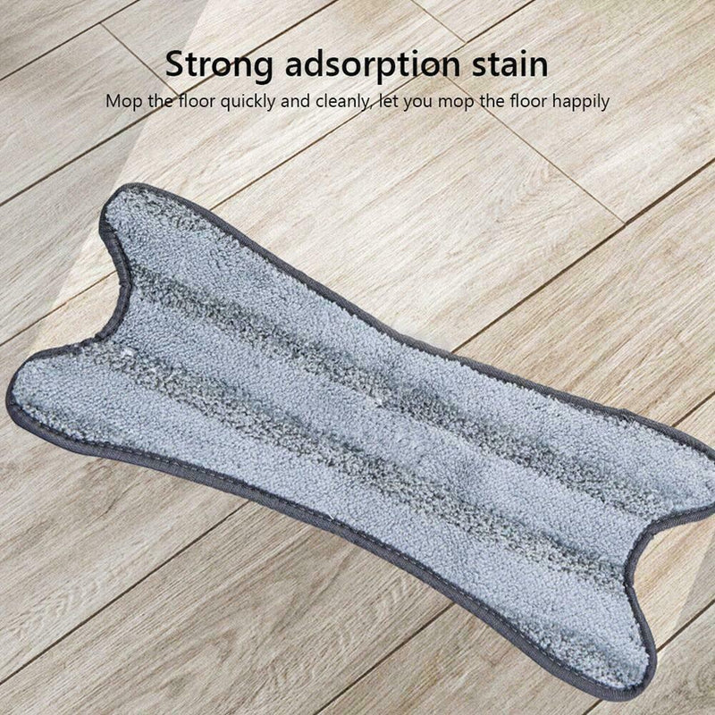 1pc Mop Heads Replacement Cleaning Pad Flat Microfiber Cloths U2S2 Floor T7O7