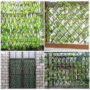 Simulation Fence Outdoor Rural Green Plants Artificial Fence Net Decor (B) Newly