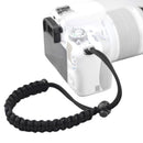 Braided Paracord Wrist Strap Lanyard for Canon Nikon DSLR SLR Camera (A)
