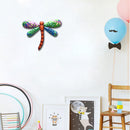 Statue Garden Backyard Metal Dragonfly Art Craft Sculptures Wall Decoration