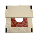 3" Fire-resistance Stove Jack Chimney Pipe w/ Canvas Edging Flap For Bell Tent