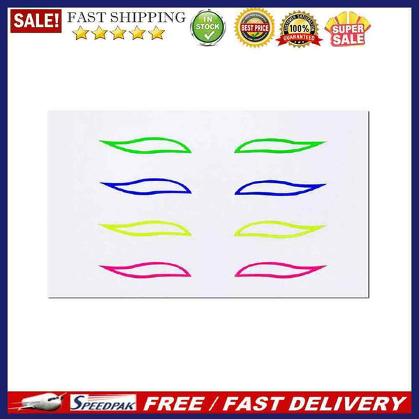 Color Self-adhesive Eye Liner Eyelid Tattoo Stickers for Stage Party Makeup T