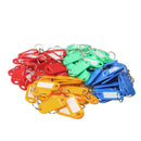 100pcs Plastic Keychain ID Label Keychain with Keychain