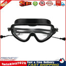 Swimming Goggles with Earplugs Waterproof Adults Diving Eyewear (Black) Newly
