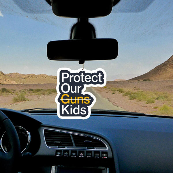 "PROTECT OUR KIDS NOT GUNS" Car Pendant Mirror Hanging Decoration N U4N1