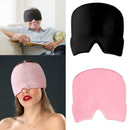 Migraine Relief Hat Cold Therapy Cap Migraine Relief Comfortable Head Pink
