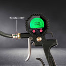 Digital Tire Inflator with Pressure Gauge Air Tester Check 200PSI with Air Chuck
