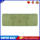 3pcs Fluffy Rugs Anti Slip Doormat Carpet Floor Mat(Green)