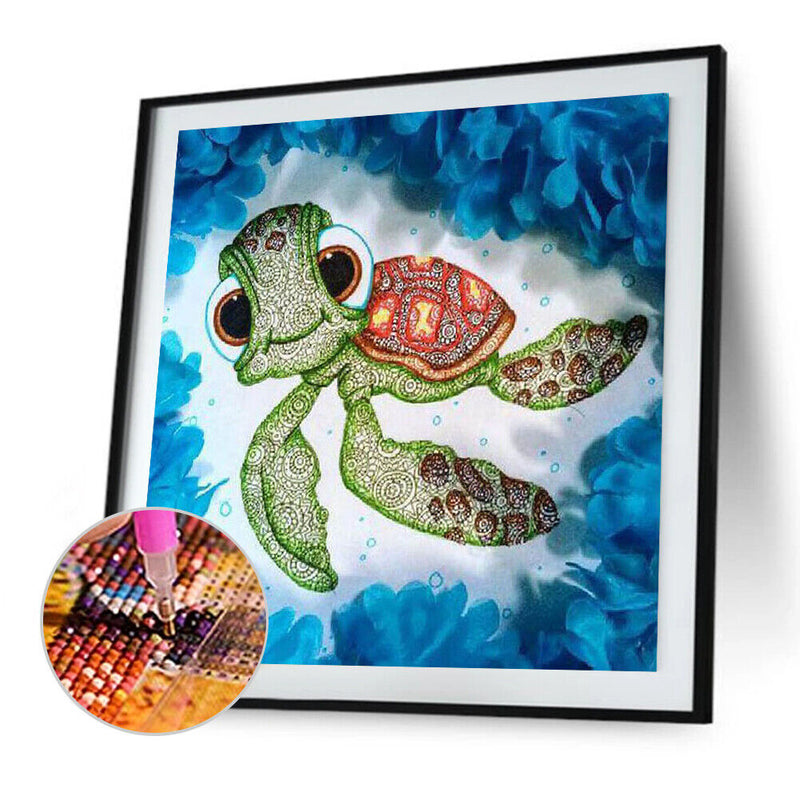 5D DIY Full Drill Diamond Painting Tortoise Cross Stitch Mosaic Home Decor Kit