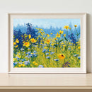 Sea of Flowers Paint By Numbers Kit DIY Frameless Acrylic Picture On Canvas