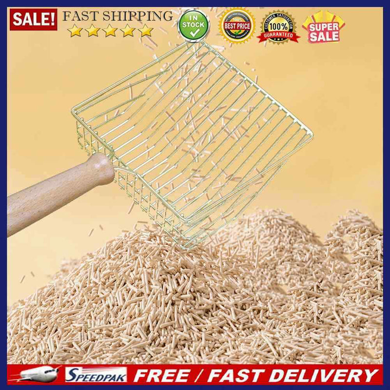 Multifunctional Cat Litter Shovel Metal Pet Scoop Sand Cleaning Products Toil
