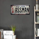 Weatherproof Retro Chic Advertisement Sign Iron Painting Wall Drawing (D)