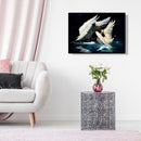 Full Round 5D DIY Diamond Painting Two Swans Embroidery Mosaic Cross Stitch