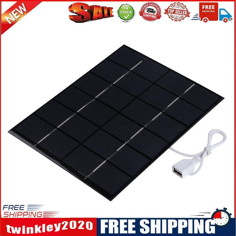 5.2W 6V Epoxy Solar Panels Battery Cell Phone Power Bank Charger DIY Module