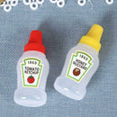 2Pcs / Set 25Ml Mini Tomato Ketchup Bottle Portable Salad Containers Sauce B1F5