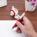 Elastic Rope Ballpoint Pen Fixed Desktop Pen School Office Stationery(Red) Newly