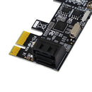 SA3001 2 Port SATA III PCIe Card SATA 3.0 to PCI-e 1X Adapter with Bracket