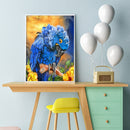 Macaw Oil Painting By Numbers Canvas Art Drawing Kit DIY Home Bedroom Decor