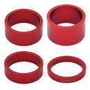 CANSUCC MTB Bike Fixed Gear Front Fork Washers Set Headset Spacer (Red) Newly