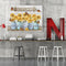 Canvas Painted Oil Paint By Numbers Flower Letters DIY Modern Bedroom Wall Art