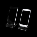 1x Acrylic Business Card box Cell Phone Display Stands Holder Stand Q8K2 A7T0