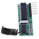 Wireless Superheterodyne Decoding Receiver Transmitter Module Kit 433Mhz