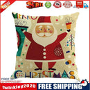 Christmas Xmas Santa Sofa Car Throw Cushion Pillow Cover Case Home Decor