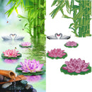 5D DIY Diamond Painting Lotus Pond Cross Stitch Embroidery Rhinestones Kits