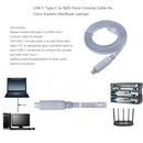 USB-C Type C, Rj45 Cisco Console Cable for Cisco Routers MacBook Laptops