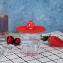 Silicone Stretch Heat-resistant Dust-proof Cup Lids Bowl Cover (Mushroom?) Newly