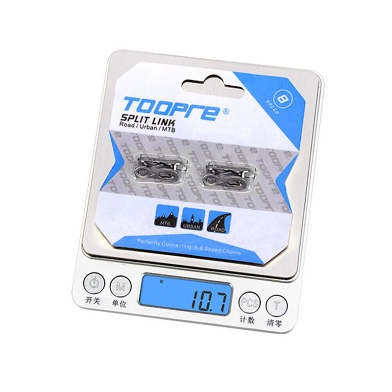 TOOPRE 2 Pairs Bicycle Chain Link Connector Joints MTB Bike Quick Master Li