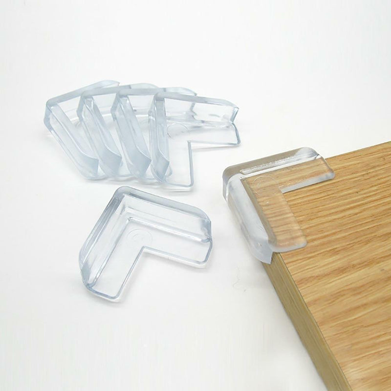 4Pcs L-Shape Baby Safe Protector Table Corners Anti-Collision Angle Cover Shells