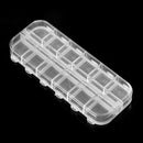 Plastic Drug Pill Holder Storage Boxes Small Case Craft Organizer Nail Art Tips