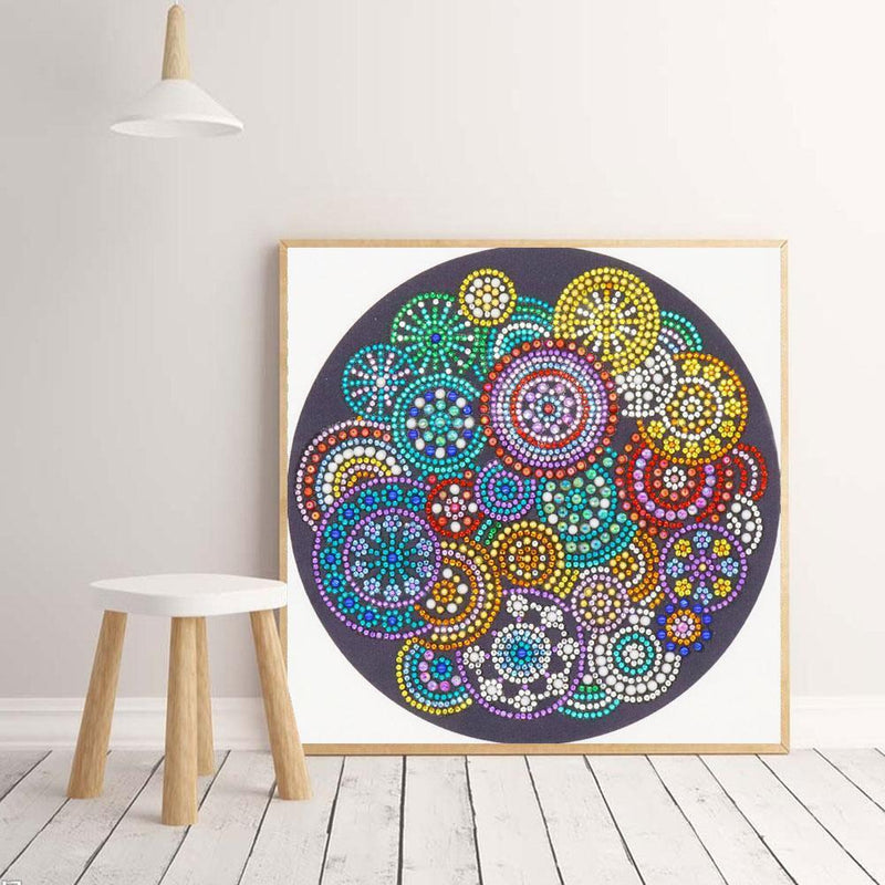 5D DIY Special Shaped Diamond Painting Mandala Cross Stitch Kits (R8343)
