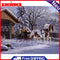 50x40cm Colorful DIY Paint By Numbers Kit Snow Carriage Scenery Decor Art Gift