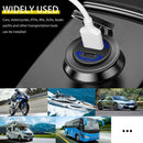 12V 24V QC4.0 PD Type-A Car Charger Dual Ports Power Adapter for Marine Boat Bus