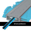 Plastic Contour Gauge Duplicator Profile Copy Gauge Wood Marking (Blue) Newly