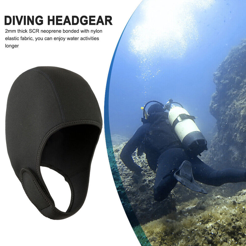 Neoprene Scuba Diving Hood Caps Swimming Kayaking Snorkeling Sailing Canoe
