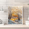 Snow Treetops Colouring Oil Canvas DIY Hand Painted Paint By Numbers Kit Artwork