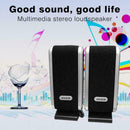 1 Pair PC Computer Laptop Speakers USB Powered Desktop Set Speaker X7S5