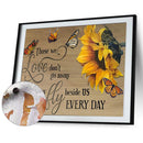 Letters Sunflower Oil Paint By Numbers Kit DIY Home Decoration Gift Wall Pict
