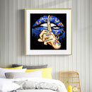 5D DIY Diamond Painting Kits Mute Gesture Full Round Drill Wall Decor Art Crafts