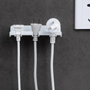 Wall Hanging Nail-Free Plug Toothbrush Hanger Home Kitchen Power Cord Organiz