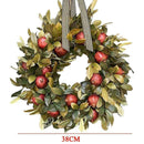 Autumn Wreath Pomegranate Wreath Indoor Outdoor Home Decors Window Wall Decors